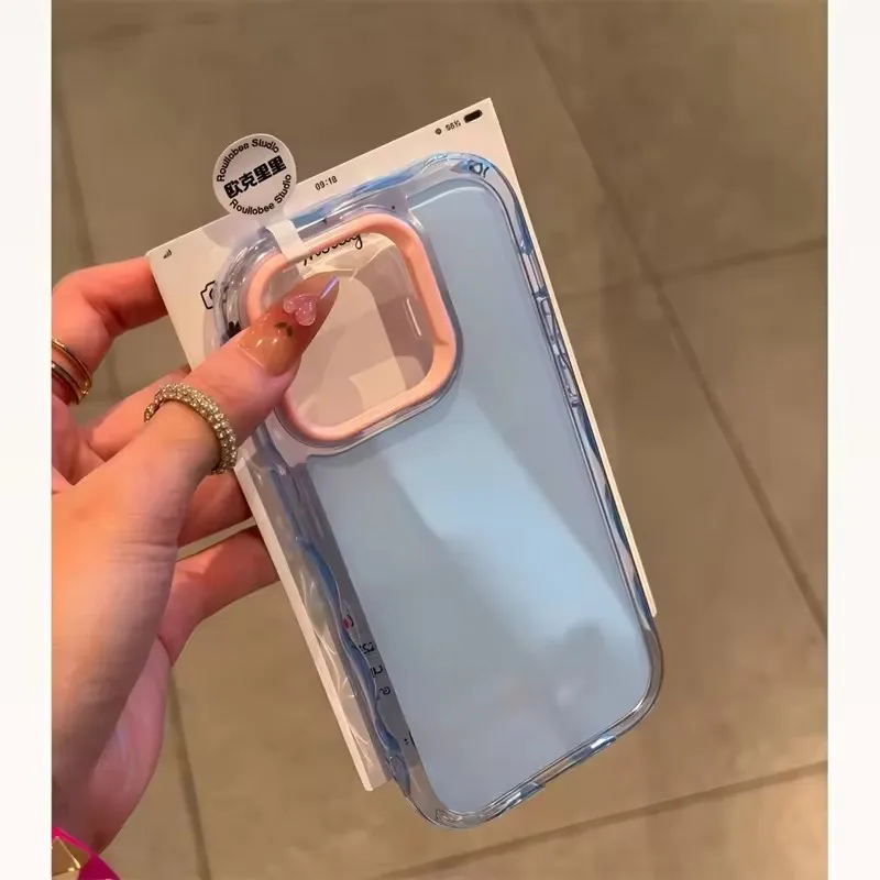 Vibrant Dual-Tone Shockproof Silicone Protective Phone Case