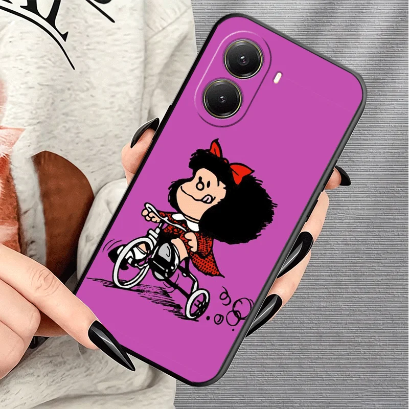 Mafalda Cartoon Cute Soft Phone Case