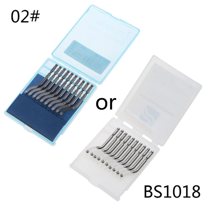 

10 шт., быстрое стальное вращающееся лезвие BS1010 BS1018 BK3010, пластиковое медно-алюминиевое лезвие R9UF