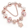 BAOPON-Bracelets à breloques coeur d'amour pour femme, perles Marano bricolage, bracelet fin, bijoux de mariage pour femme, amoureux, 2024