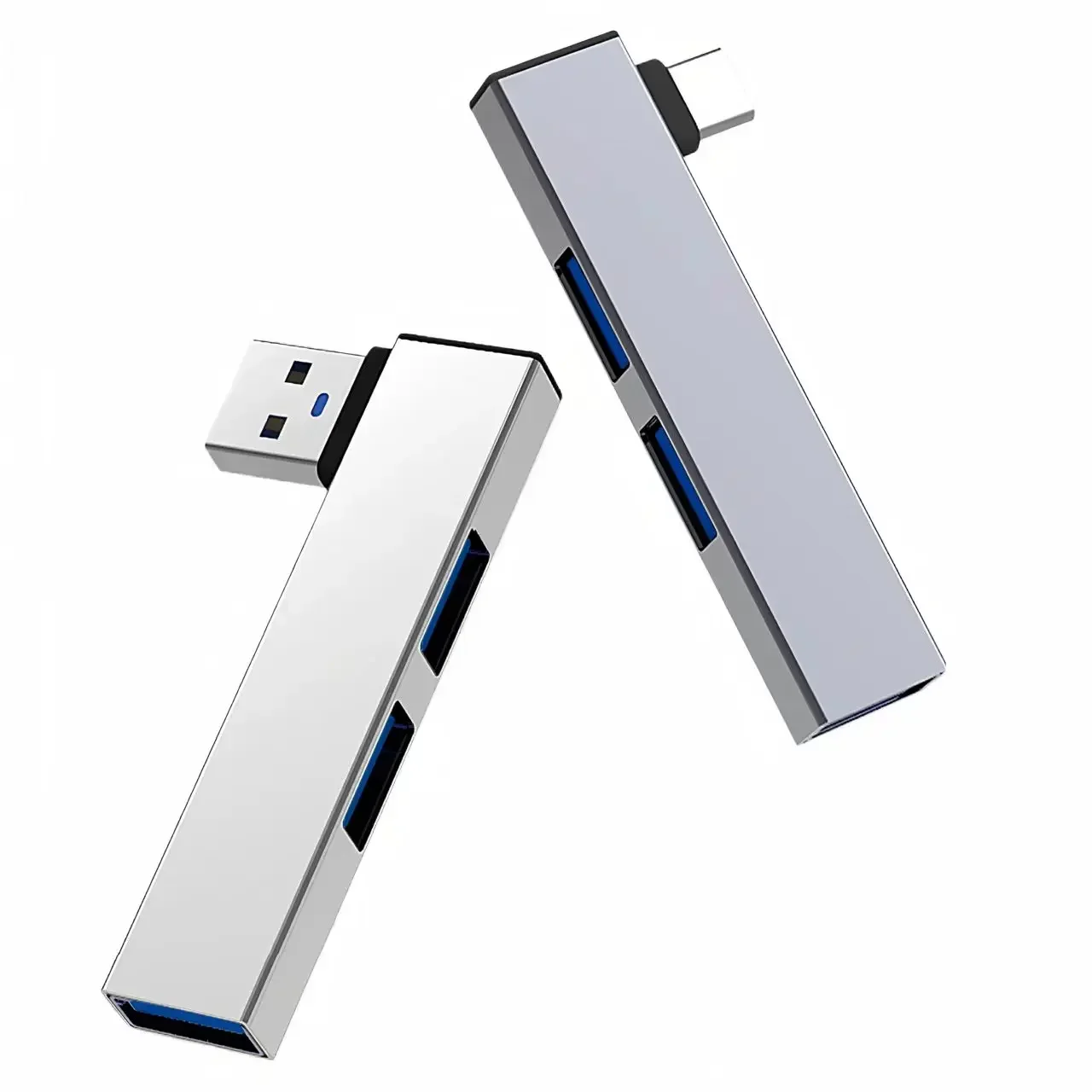 USB-C ฮับ 4 พอร์ต ตัวขยาย USB 3.0 สำหรับโน๊ตบุ๊กและมือถือ