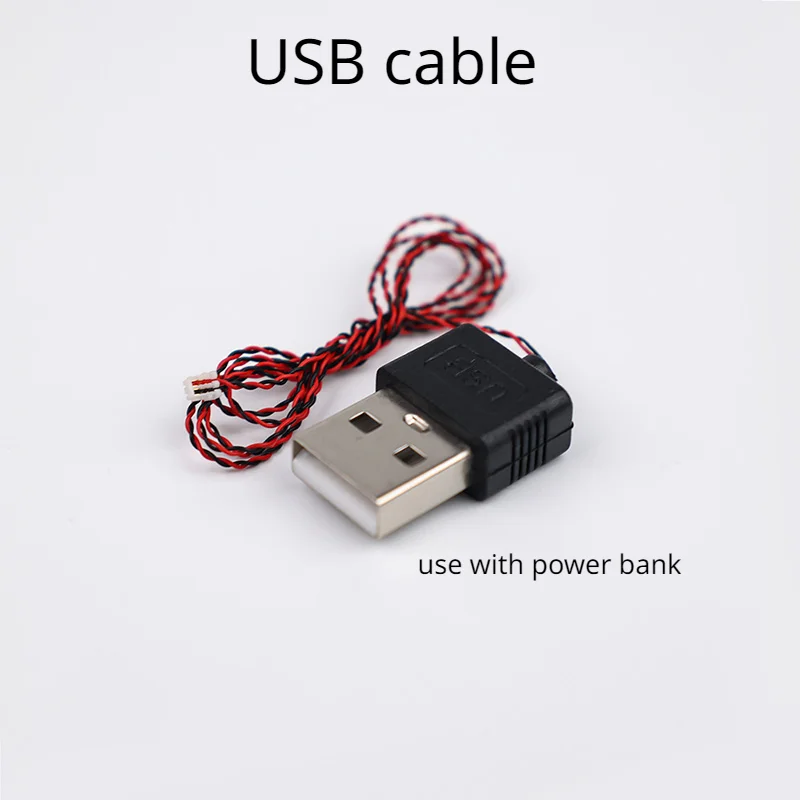 Light Accessories for DIY Model Blocks Connect Cables Power Supply Sockets Power Splitter Bit light USB Cable Strip Light 6