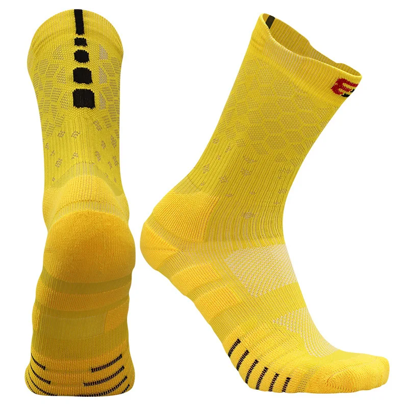 yellow nike basketball socks