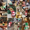 Dog Sweater Christmas Winter Warm Dog Clothes Xmas Outfit for Dogs Puppy Coat Dog Costume Chihuahua Striped Dog Knitted Sweater 3