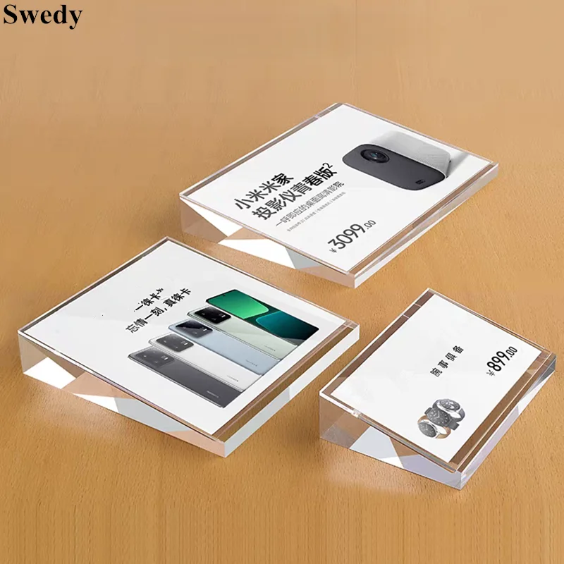 작은 나무 기본번호 큐브 홀더 태그, 아크릴 가격 라벨 카드 사인 홀더 디스플레이 스탠드의 새로운 제목을 다음과 같이 작성해보겠습니다. 나무 기본번호 큐브 홀더와 아크릴 가격 라벨 카드 사인 홀더를 위한 디스플레이 스탠드 9 아크릴 가격 라벨 태그 테이블 메뉴 종이 포스터 사진 액자, 아크릴 사인 거치대 디스플레이 스탠드, A6 100x150mm