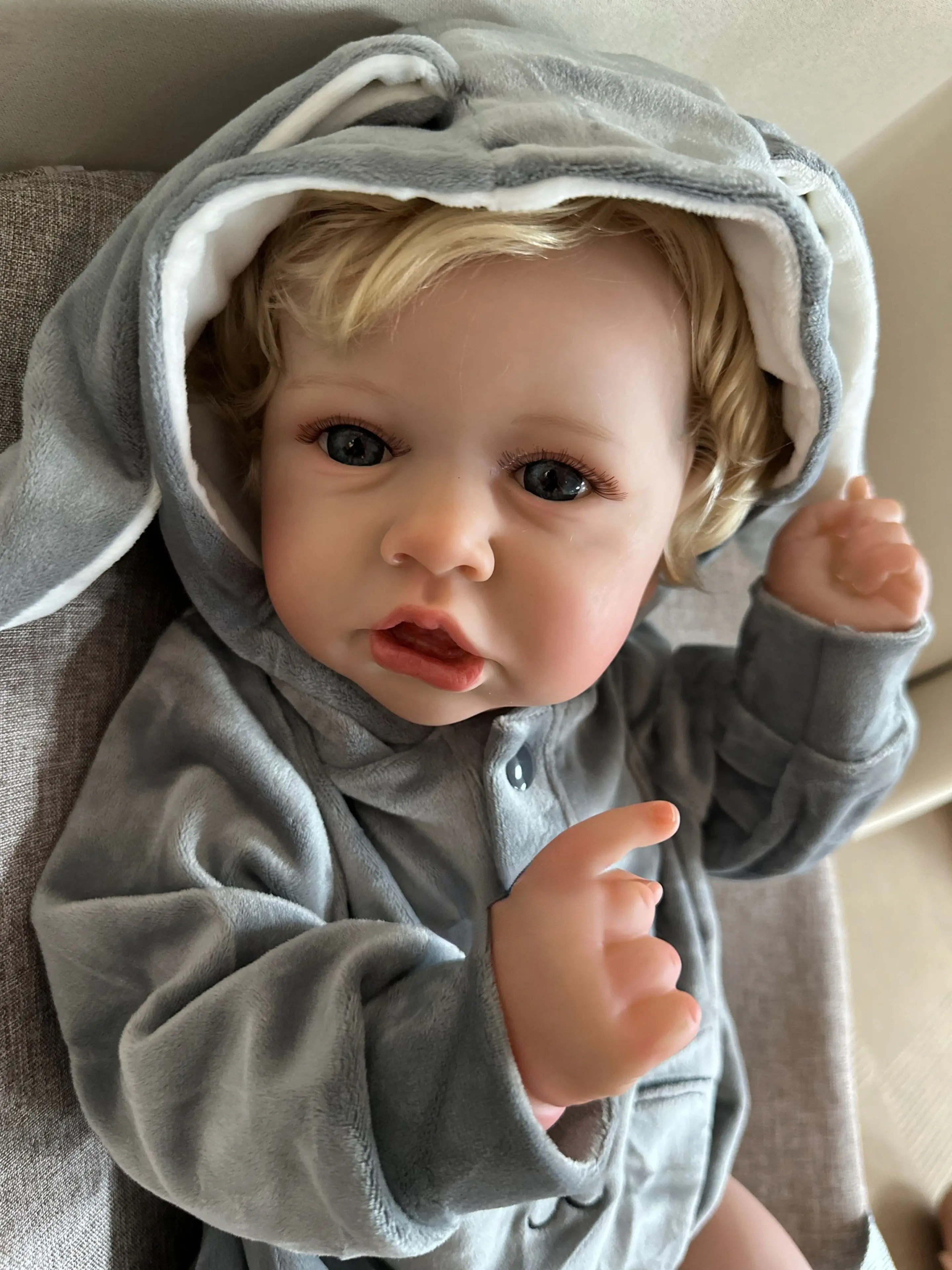 20InchSaskiaRebornBabyDollPaintedByArtistsHandmadeLifelikeNewbornDollWithGrey