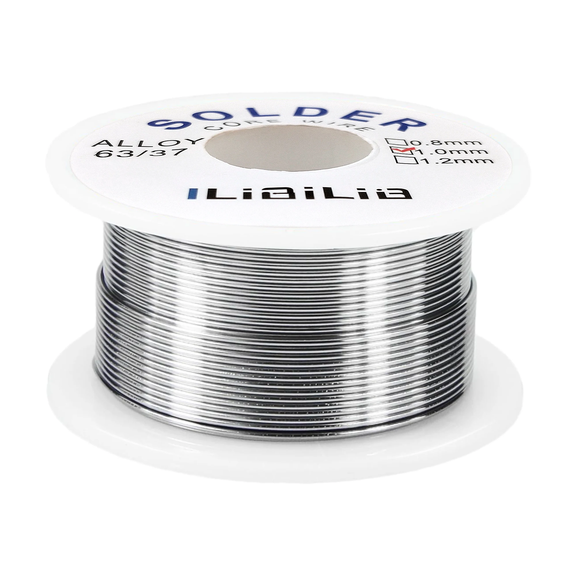 프리미엄 전해 납땜 와이어 3롤 1.0mm 고순도 합금 10.8mm 직경 정밀 전자제품 DIY용 내구성 있는 스풀