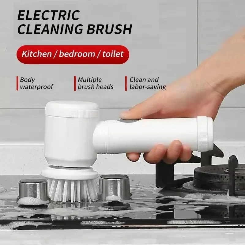 

Xiaomi New Wireless Electric Cleaning Brush Home Kitchen Dishwashing Brush Bathtub Tile Professional Cleaning Brush Saves Labor
