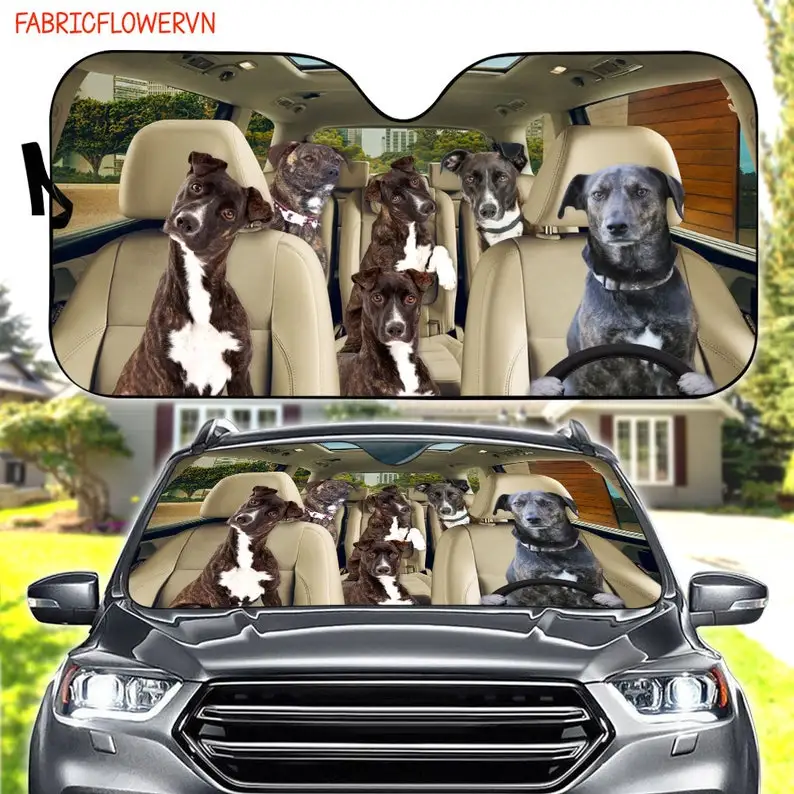 

Mountain Cur Car Sunshade, Mountain Cur Car Decoration, Dog Windshield, Dog Lovers Gift, Dog Car Sunshade, Gift For Mom, Gift Fo