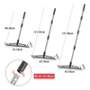 Garden Leaf Rake Adjustable Handle Cleaning Debris Grass Clippings Gardening Farm Lawns Rake Garden Iron Rake Agricultural Rake 6