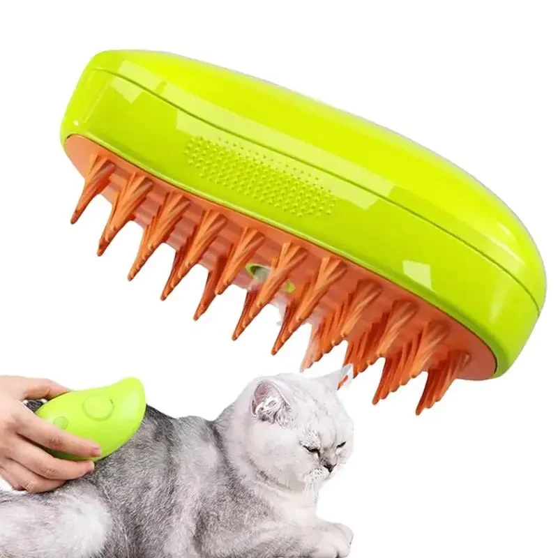 

Pet Steam Brush Steamy Dog Brush 3 in 1 Electric Spray Cat Hair Brushes for Massage Pet Grooming Comb Hair Removal Combs