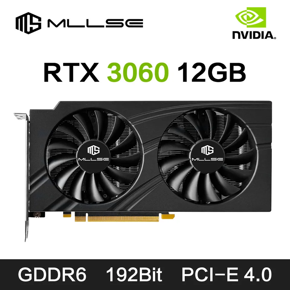MLLSE Graphics Card RTX 3060 12GB Placa De Video GAME NVIDIA GPU