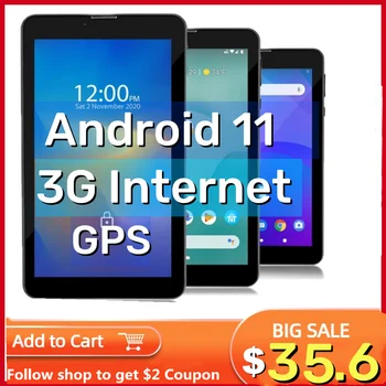 Il più recente GPS 7 POLLICI 717QW DDR 1 GB RAM 16 GB ROM Android 11 Telefonata 3G Internet Tablet PC SC7731 Doppia fotocamera WIFI 2 * Scheda SIM 1