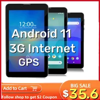 Newest GPS 7 INCH 717QW DDR 1GB RAM 16GB ROM Android 11 Phone Call 3G Internet Tablet PC SC7731 Dual Camera WIFI 2*SIM Card