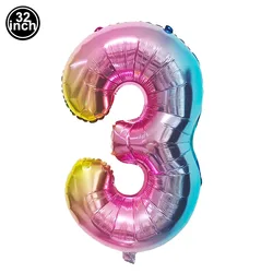 Celebratory Number 0 Jumbo Balloons - Multicolor 32 - Inch Party Decor - Other (PURPLE)