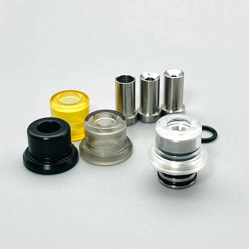 

New Mission Style 510 Drip Tip Set 1.5mm 2.5mm 3.7mm 4.5mm With 4 Replacement for SXK BB Box Mod Vape Mouthpiece Accessories