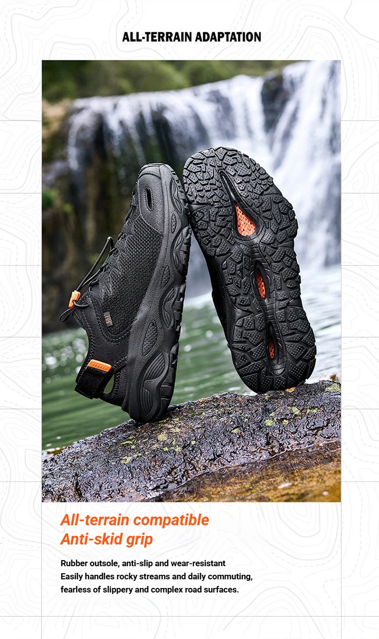 361 Degrees Men's Catfish-River Tracing Shoes 2.5 Summer Mesh Breathable Anti-slip Outdoor Walking Fishing Male Sandal 672623303