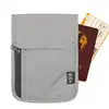Passport Wallet RFID Blocking Neck Pouch Card Holder Pickpocket Proof Bag With Adjustable Neck Strap For Passport Document Phone 1