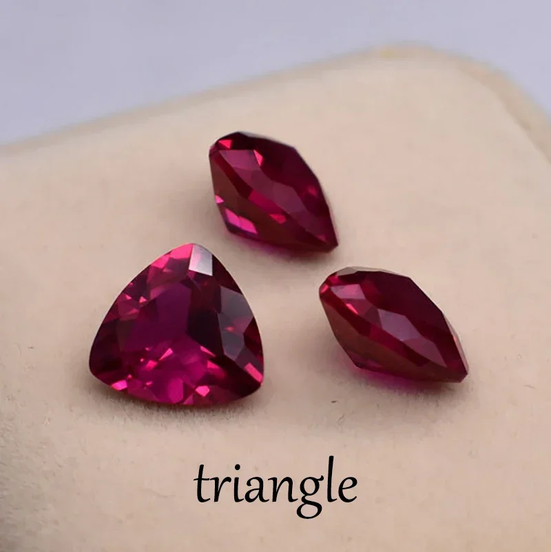 Gemstone Jewelry Making Beads Loose Gemstone Ruby Pigeon Blood Stone 6-8MM Wisdom and Guardian Stone Necklace Ring DIY Beads