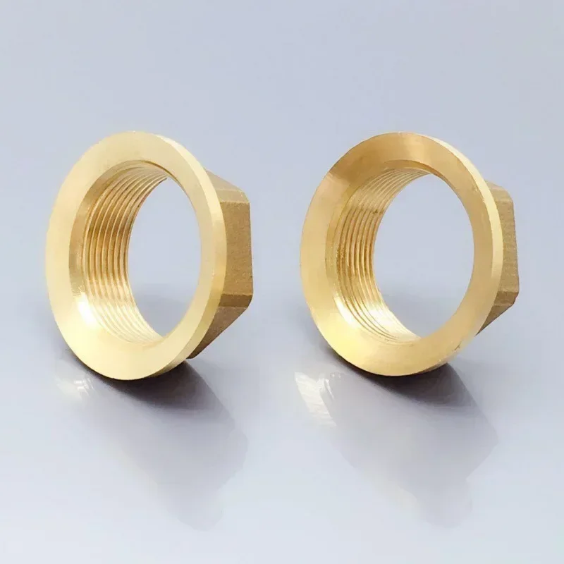 32mm Brass Faucet Base Fixed Foot Screw Nut Mixer Tap Single Hole Backnut Base for Kitchen Bathroom Basin Sink Pipe Accessories