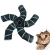 Foldable Cat Tunnel Toy 5 Ways Interactive Playing Tube Pet Game Tunnels Durable Polyester Playpen For Kitten 2