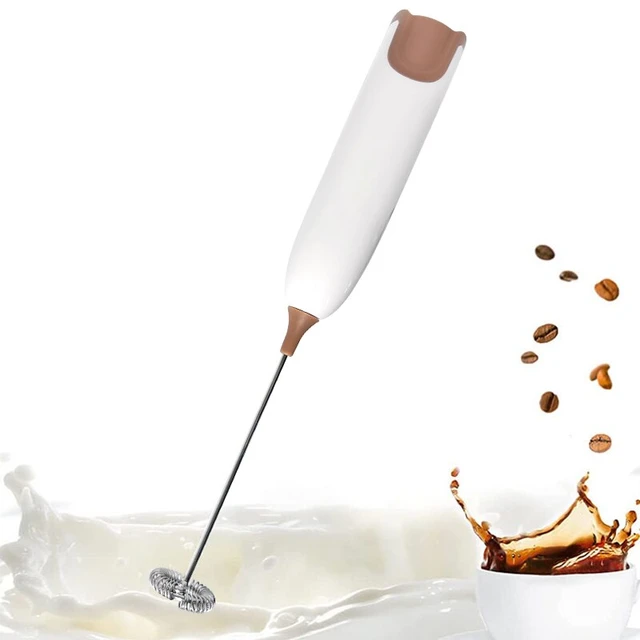 Electric Handheld Milk Frother Stainless Kitchen Drink Foamer Whisk Mixer  Stirrer Coffee Cappuccino Creamer Whisk Frothy Blend - AliExpress
