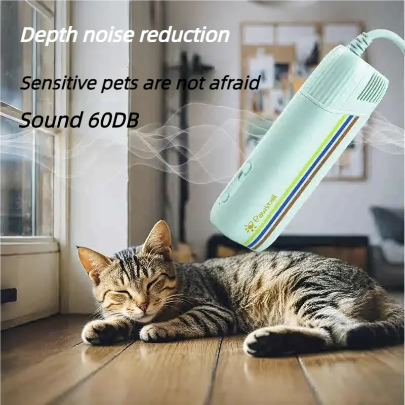 Pet hair dryer neck pulling cat and dog grooming drying high-power drying brushless hair dryer