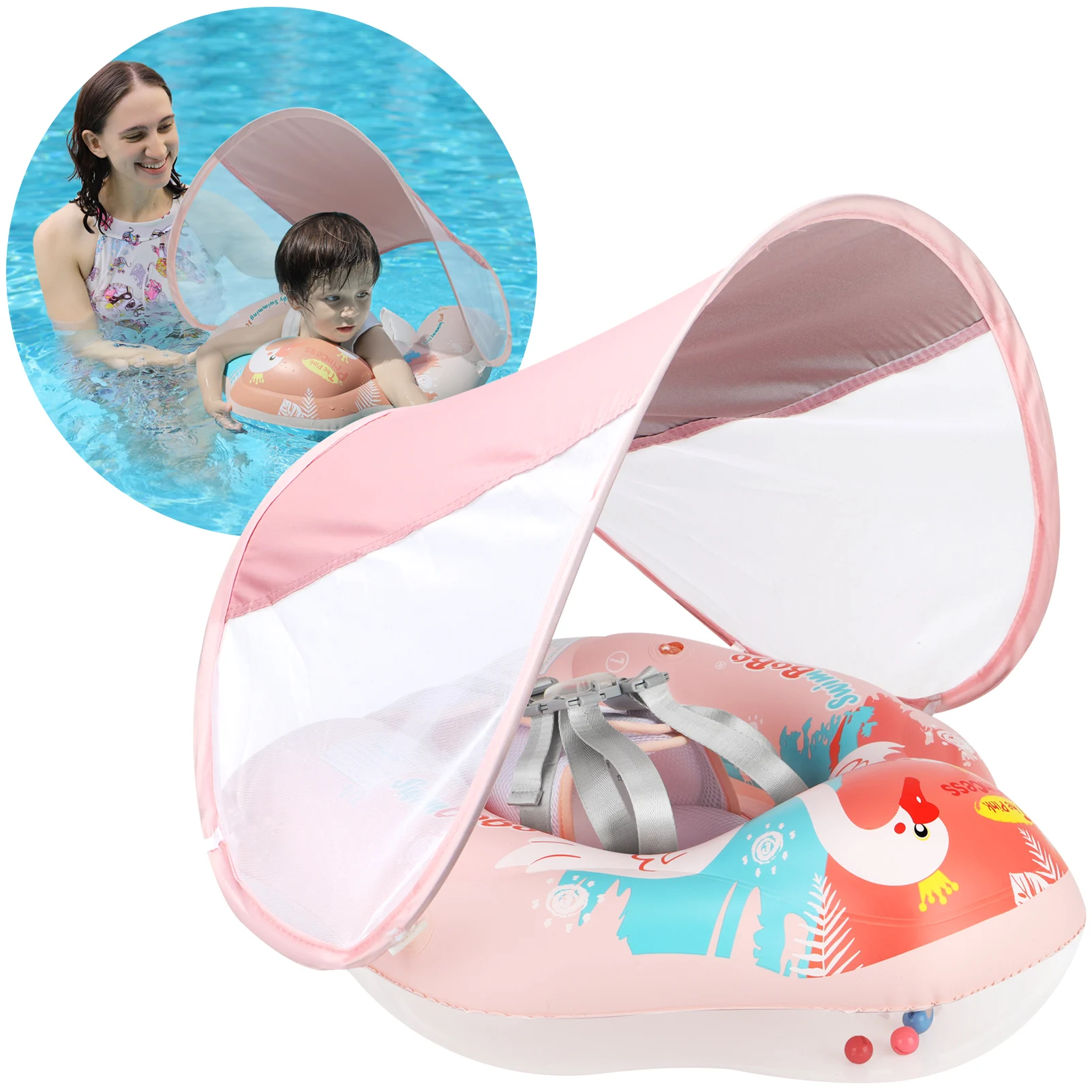 Swimbobo Mesh Soft Ventilate Seat Pocket Baby Inflatable Swimming Floating Kids Ring Circle Summer Toys swimming ring,swimming pool float,swimming float seat