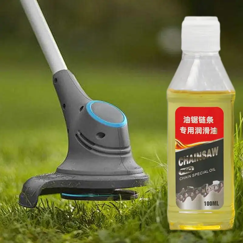 100ml Chain Oil For Chain Saw Noise Reduction Saw Oil Lubricant Rustproof Protection Lube Maintenance Tool bicycle shock absorber oil,bicycle lubricant