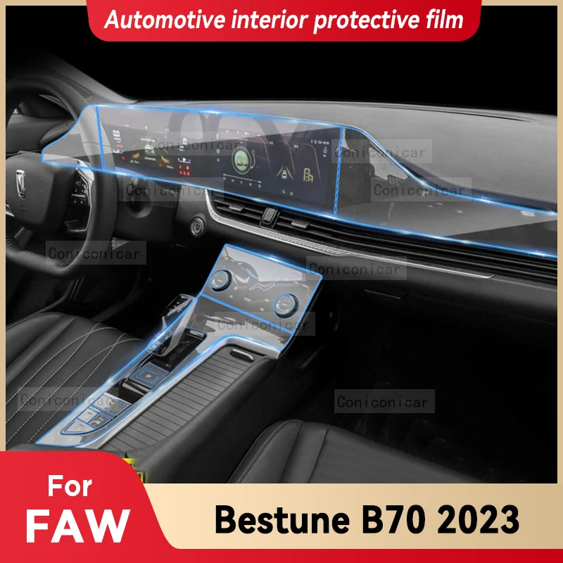 

Для FAW Bestune B70 2023 Защитная Наклейка на панель коробки передач для автомобиля против царапин