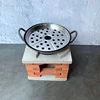 Doll House Mini Tin Pan, Pancake Pan,Pan Lid, Steaming Plate Model for Doll House Kitchen Furniture Decoration Accessories 6