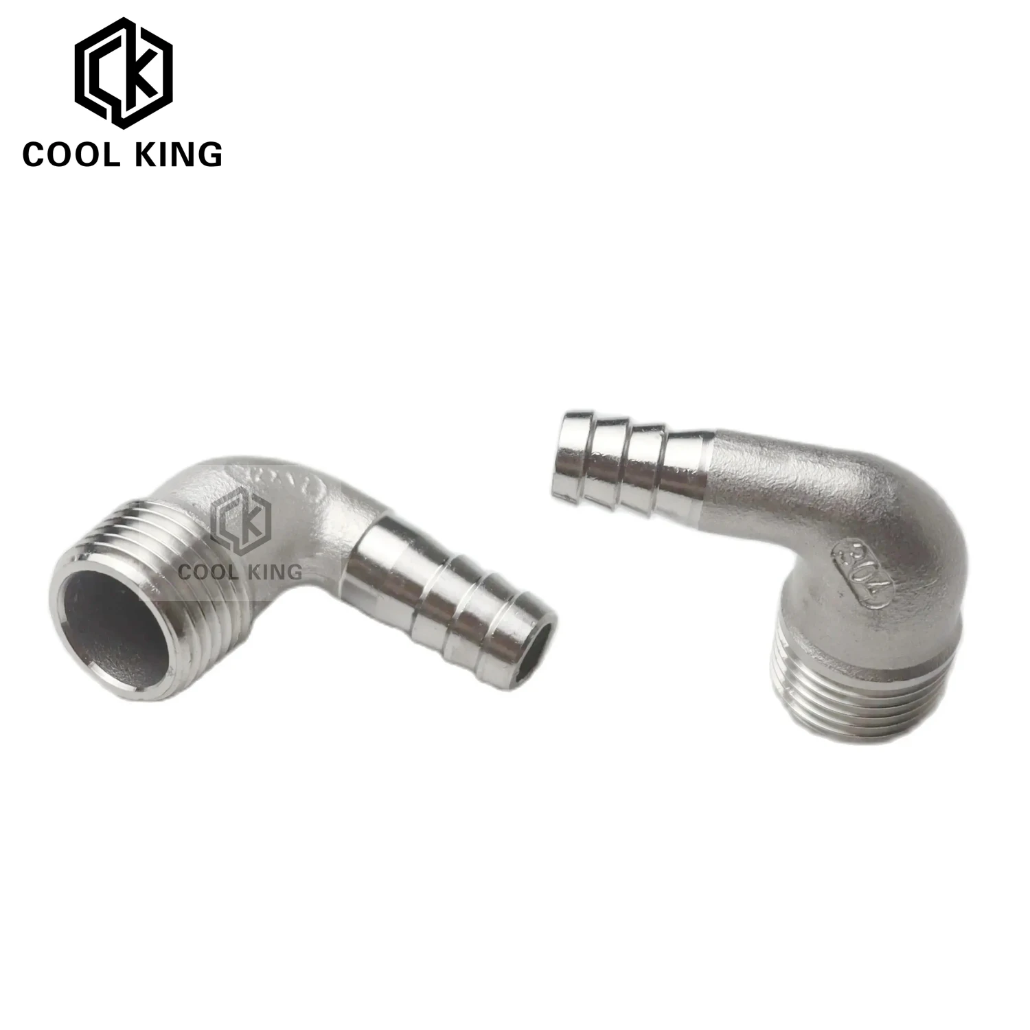 304 Stainless Steel Hose Barb Connector Male And Female Threaded Leather Pipe Joints Elbow Adapter 6MM/8MM10MM15/20MM1/4"-1/2" pipe fitting hose pipe fitting