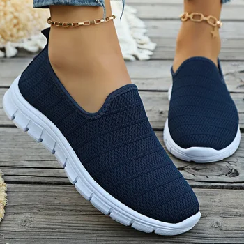 Sneaker da donna Slip On Scarpe bianche da donna Sneakers Scarpe sportive leggere Donna Autunno Casual Vulcanize Calzature Donna 1