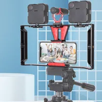 Mobile Phone Video Camera Handheld Stabilizer SmartPhone Film Making Rig Cage Mobile Phone Grip Holder Bracket Stabilizer - Image 4