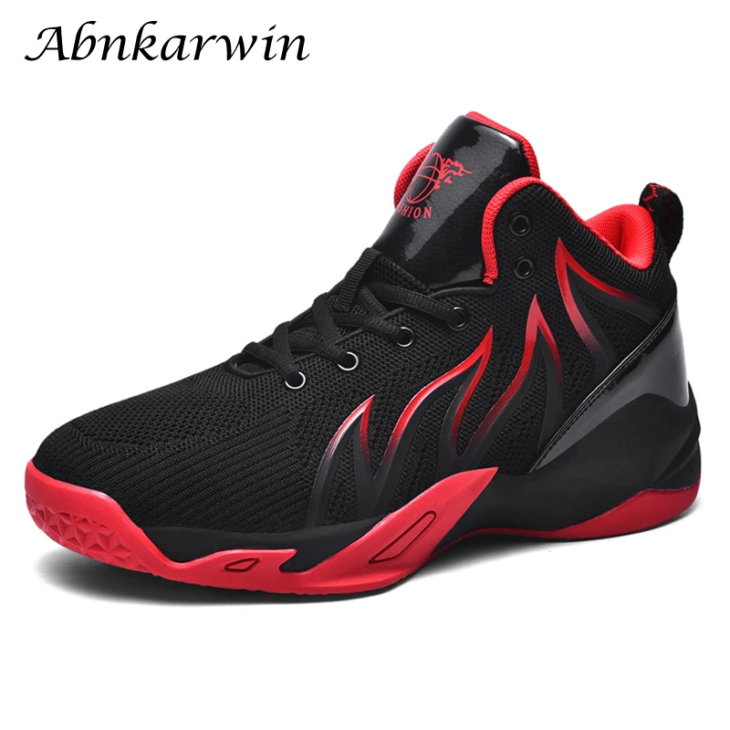 SummerMenHighTopMeshBasketballShoesSneakersTrainingSportShoes