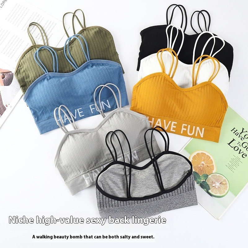 Girls Bra Breathable Teenager Bras for Kids Adolescente Lingerie Solid Color Teen Vest Girls Tube Tops Underwear 8-16Y