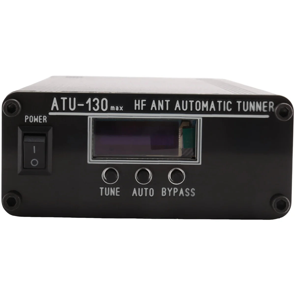 

New Assembled ATU-130 Plus ATU-130+ 1.8-50MHz 200W Automatic Antenna Tuner OLED Display Meatl Case Update of ATU-100