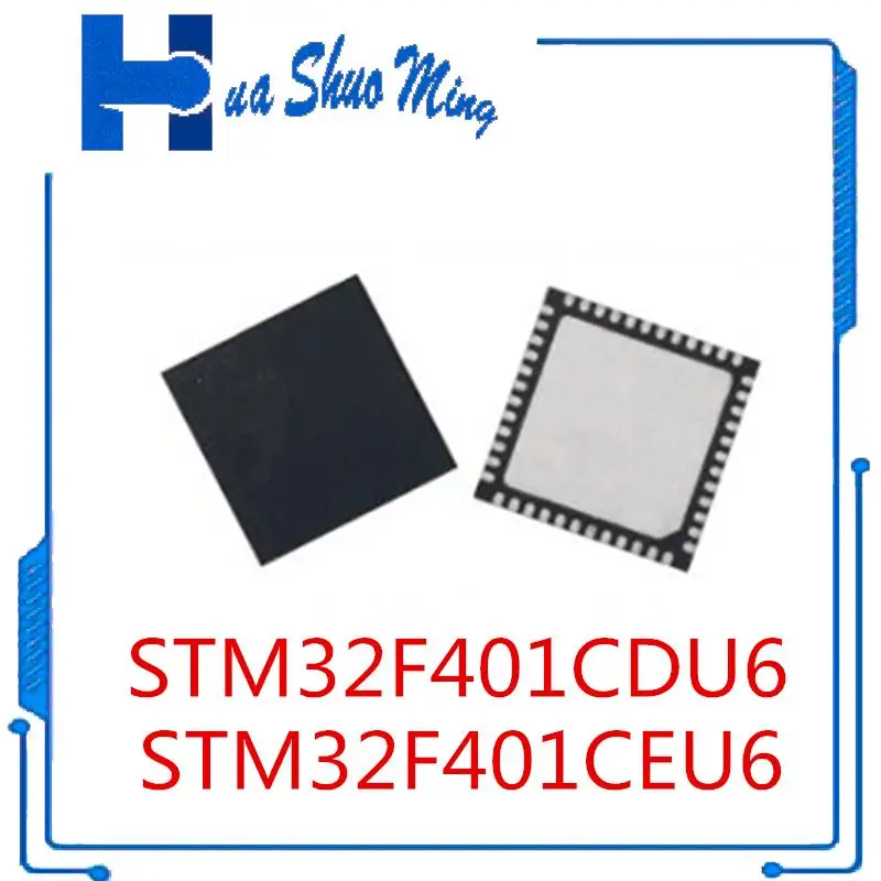 

2Pcs/Lot STM32F401CDU6 STM32F401CEU6 UFQFPN48