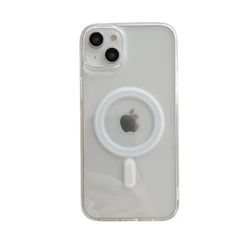 Clear Magnetic Macsafe Wireless Charging Case For Magsafe IPhone 15 14 12 11 13 Pro Max 13 Mini XS X XR IPone IPhone 15 Mac Safe