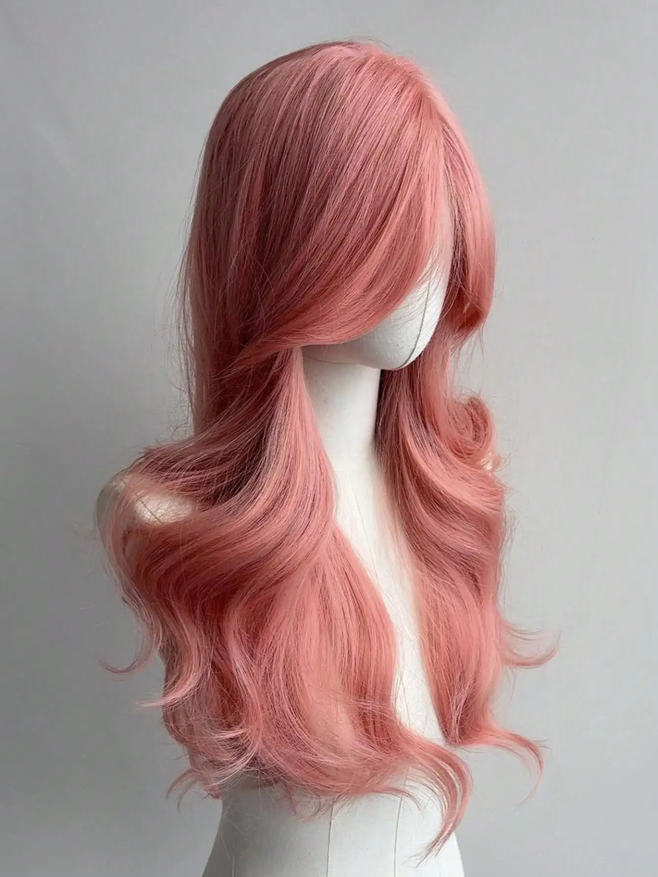 Copper Ginger Synthetic Wig for Women with Bangs