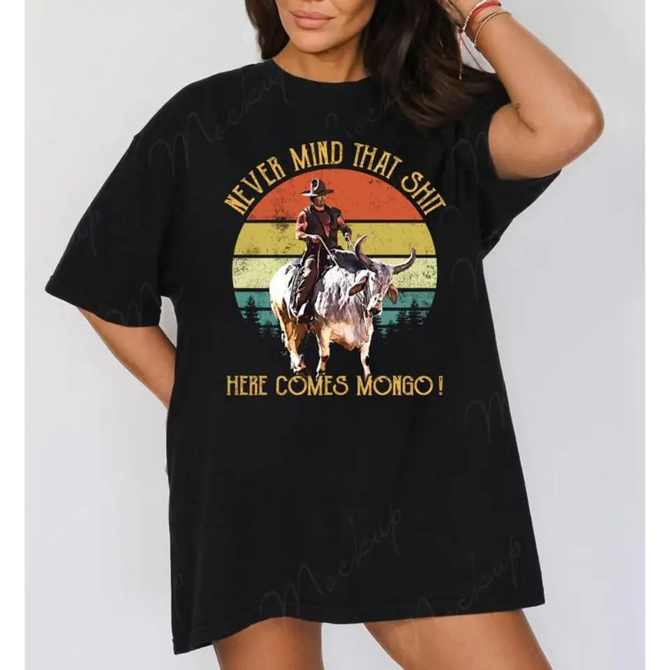 Mongo Western Movie Graphic Tee Shirt