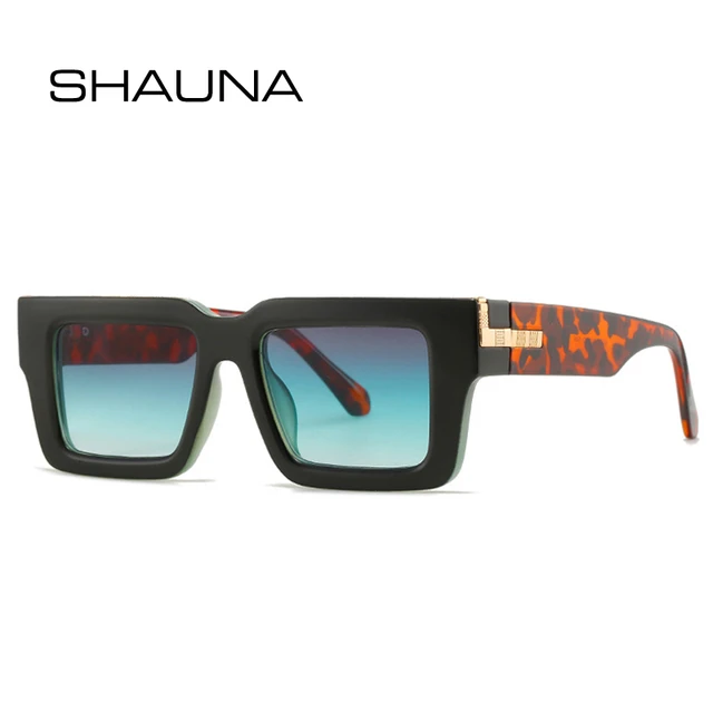 SHAUNA Retro Square Sunglasses UV400 - AliExpress