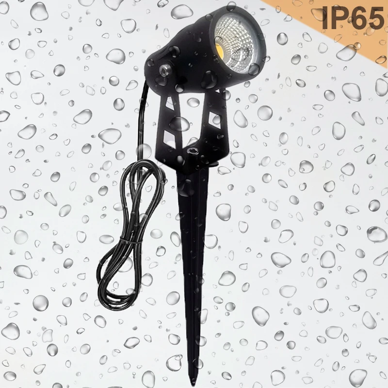 Lawn Lamp LED RGB Warm White Landscape Lighting 6W Waterproof Garden Pathway Yard Tree Outdoor Spotlight with Remote Control Garden Lighting
