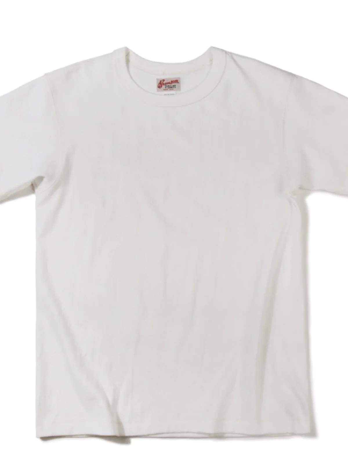 Red Bronson Men's ort Sve T-irt Pure Cotton Stand Fit Casual Wear Long Velvet Waed round Ne Body Base irt