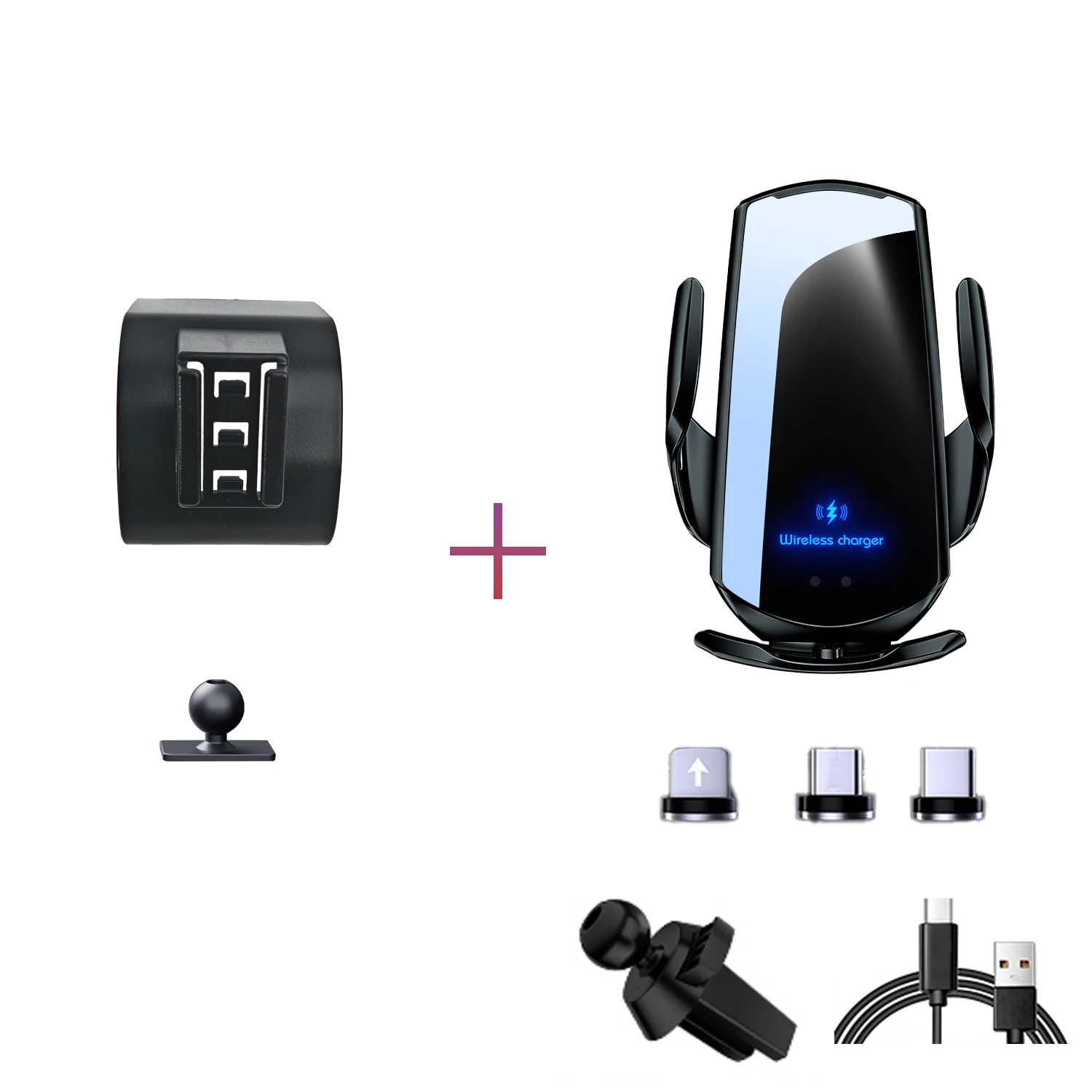 ランドローバーディフェンダー用の車の携帯電話ホルダー、ワイヤレス