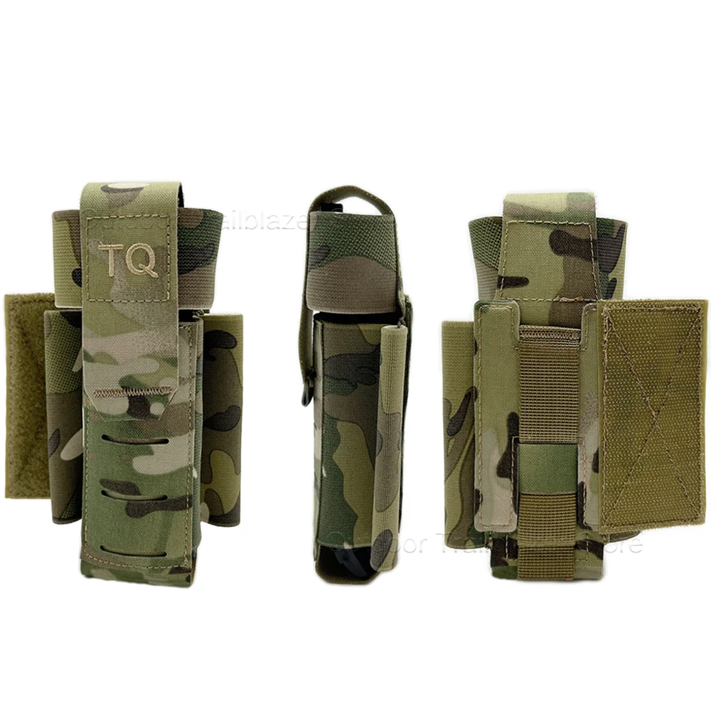 Pochette élastique Pour Garrot TOPTACPRO – Camo, Nylon, Support Tactique Pour Tourniquet