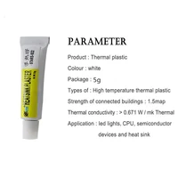 1-12Pcs Thermal Paste Conductive Heatsink Plaster Viscous Adhesive For Chip VGA RAM LED IC Cooler Radiator Cooling Sealers 2