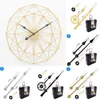 Quality Silent Quartz DIY Mechanism Movement Kit Large Long Hands Clock Movement High Torque Wall Clock Accessories Black 6