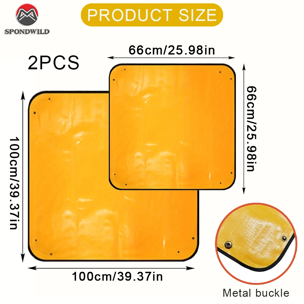 Foldable Waterproof Planting Mat Set - Reusable Gardening and Potting Pad