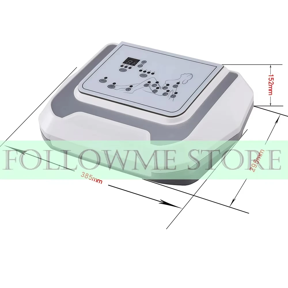 Professional Pressotherapy Machine Purple Lymphatic Massage Device Arms Shoulders Belly Legs Waist Air Compression Foot Pump 5